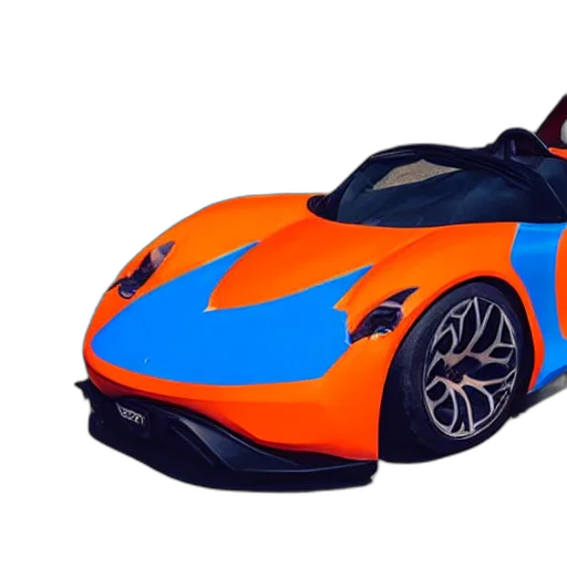 car, 3d render, concept art, photorealistic transparent PNG cut-out