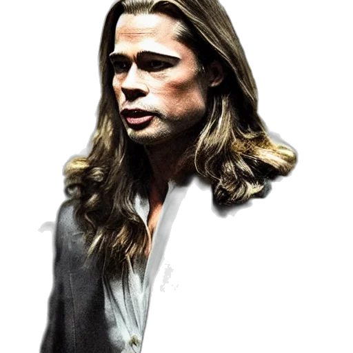 face, hair, jacket, photorealistic, cartoon, comic book art, watercolor, majestic transparent PNG cut-out