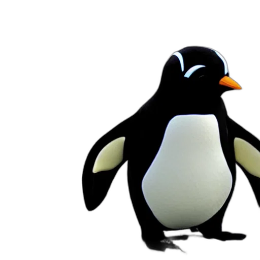 animal, creature, staff, 3d render, concept art, pixel art, cartoon, monochrome transparent PNG cut-out