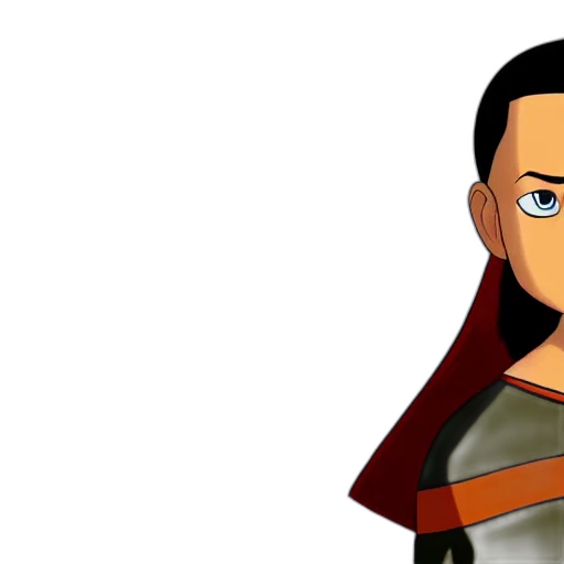 face, cartoon, 3d render, comic book art, fantasy art, earth tones, female, avatar transparent PNG cut-out