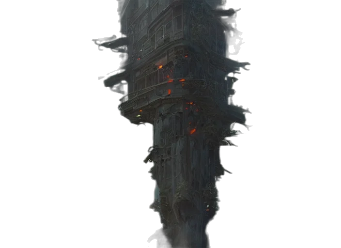 dragon, sword, building, weapon transparent PNG cut-out
