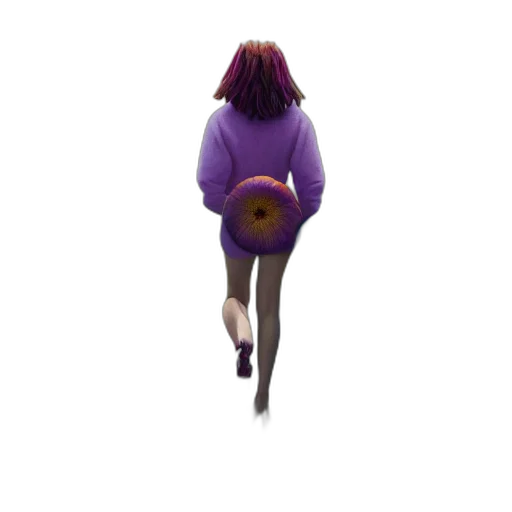 staff, dress, jacket, umbrella, 3d render, concept art, photorealistic, pixel art transparent PNG cut-out