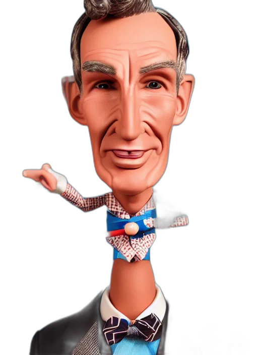 staff, cartoon, 3d render, photorealistic, closeup, portrait, tin, toy transparent PNG cut-out