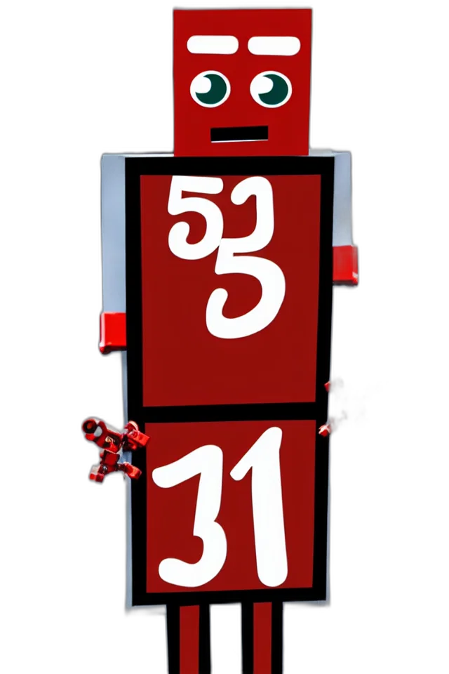 robot, staff, jewelry, 3d render transparent PNG cut-out