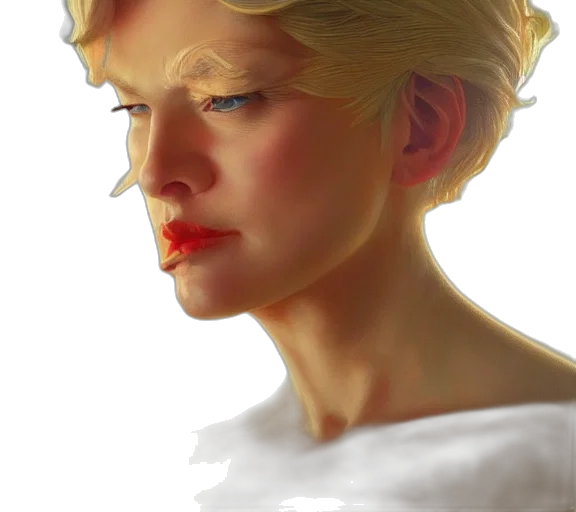 face, crown, robot, jewelry, photorealistic, concept art, oil painting, 3d render transparent PNG cut-out