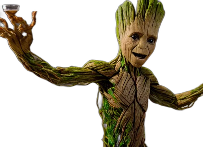 creature, tree, 3d render, concept art transparent PNG cut-out