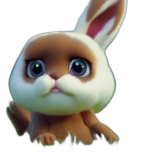 animal, creature, face, staff, 3d render, concept art, photorealistic, fantasy art transparent PNG cut-out