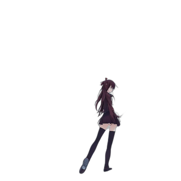 robot, dress, staff, weapon transparent PNG cut-out