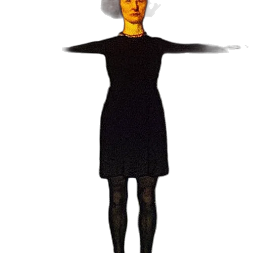 dress, staff, hat, face transparent PNG cut-out