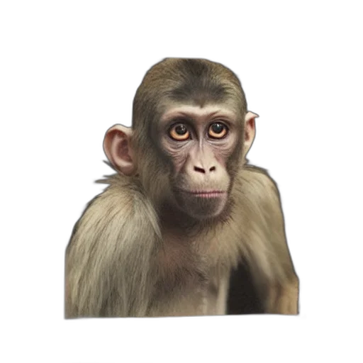 animal, face, creature, staff, photorealistic, 3d render, concept art, oil painting transparent PNG cut-out