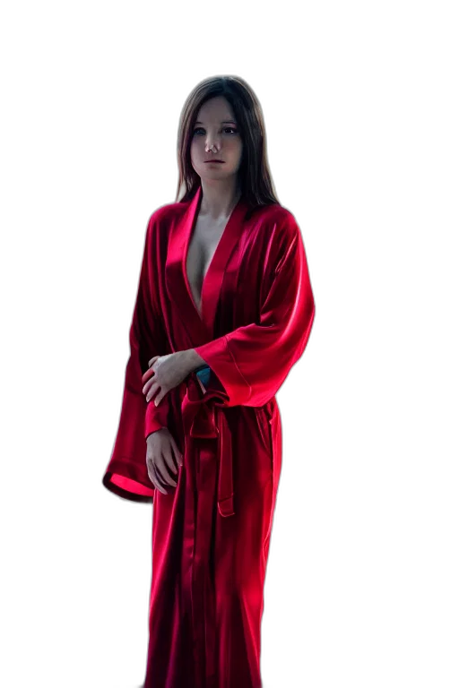 dress, jacket, staff, photorealistic transparent PNG cut-out