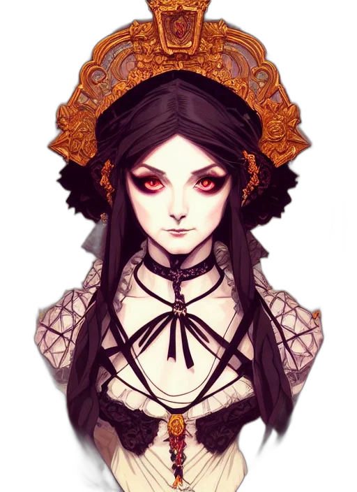 crown, dress, mask, face transparent PNG cut-out