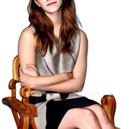 dress, furniture, crown, face transparent PNG cut-out