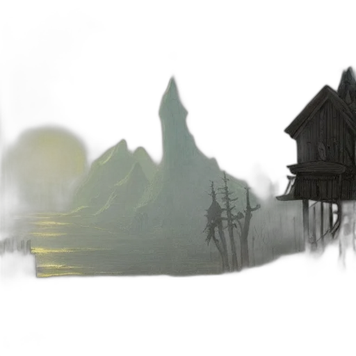 concept art, fantasy art, 3d render, photorealistic transparent PNG cut-out