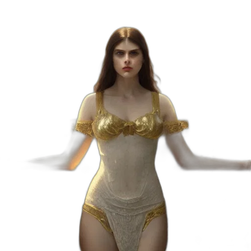 dress, concept art, 3d render, fantasy art transparent PNG cut-out