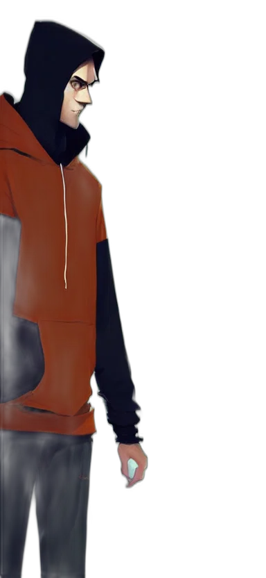 jacket, staff, 3d render, concept art transparent PNG cut-out
