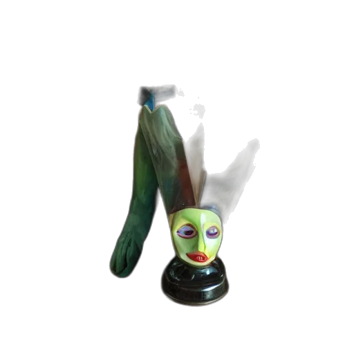 mask, bottle, staff, creature transparent PNG cut-out