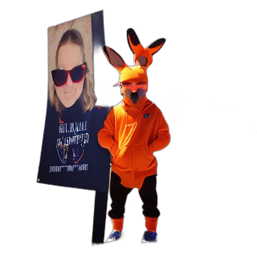 jacket, animal, mask, creature transparent PNG cut-out