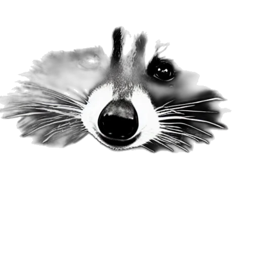 animal, creature, mask, face, photorealistic, pencil sketch, cartoon, concept art transparent PNG cut-out