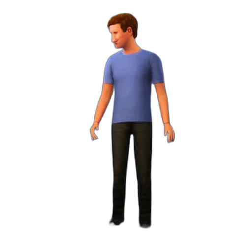 staff, jacket, 3d render, concept art transparent PNG cut-out