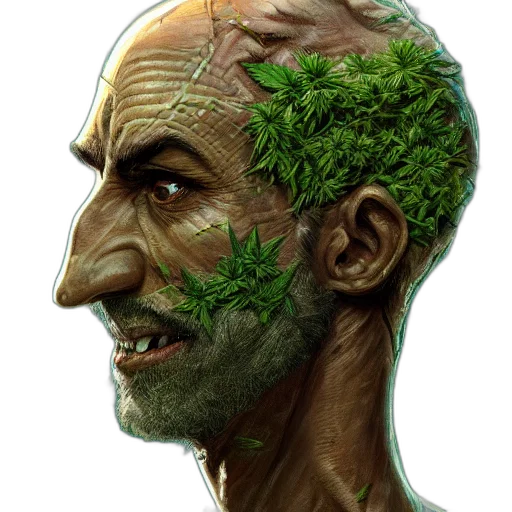 face, mask, creature, staff transparent PNG cut-out