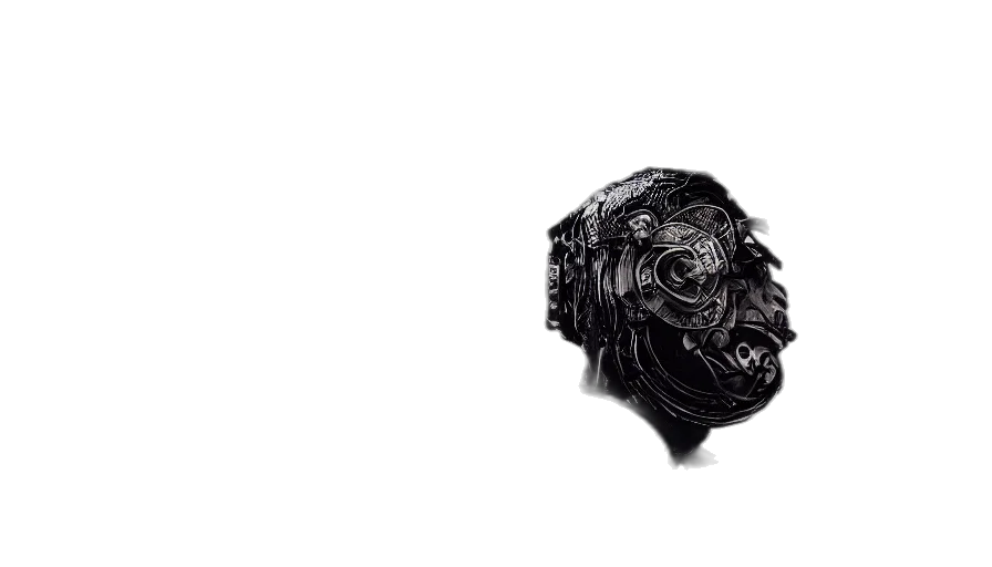 mask, flower, face, crown, 3d render, photorealistic, concept art, comic book art transparent PNG cut-out
