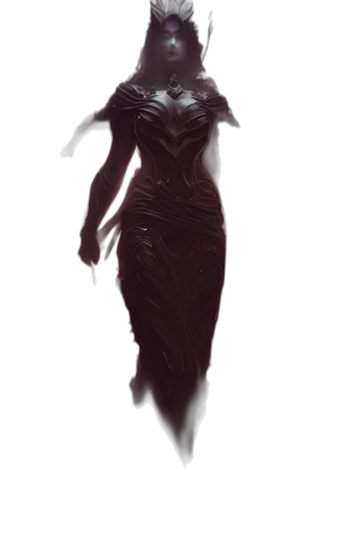 dress, creature, mask, face transparent PNG cut-out