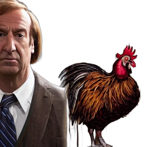 animal, saul, goodman, rooster, medieval, torture, chamber, scary transparent PNG cut-out