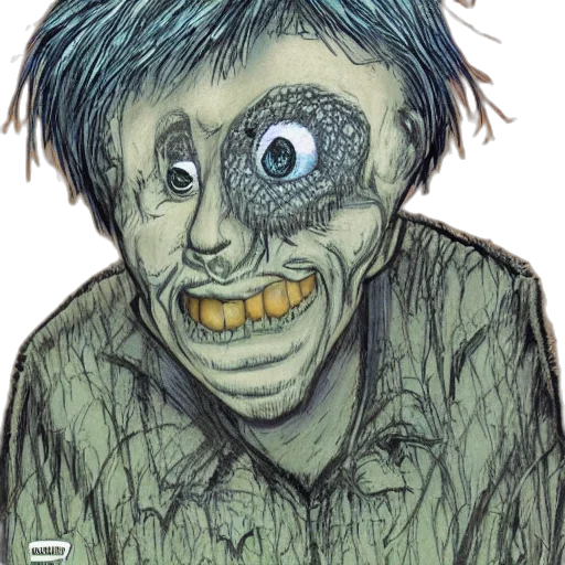 creature, face, mask, robot, comic book art, concept art, watercolor, cartoon transparent PNG cut-out