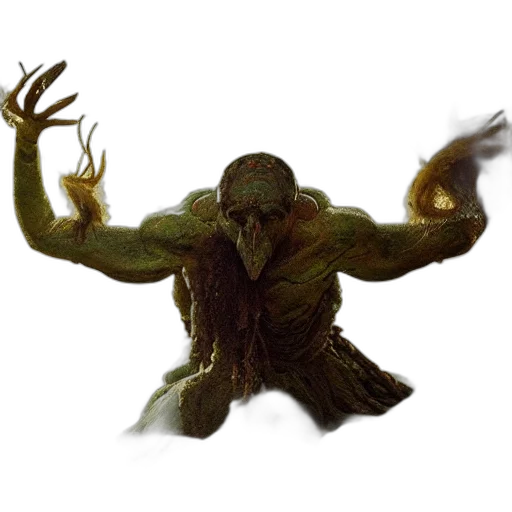 creature, mask, staff, animal transparent PNG cut-out