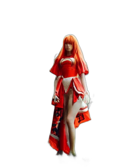 dress, concept art, 3d render, fantasy art transparent PNG cut-out