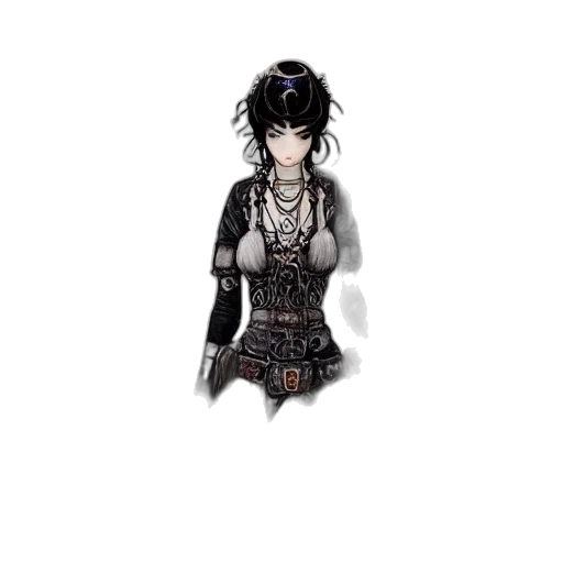 jewelry, dress, staff, robot, 3d render, fantasy art, concept art, pixel art transparent PNG cut-out