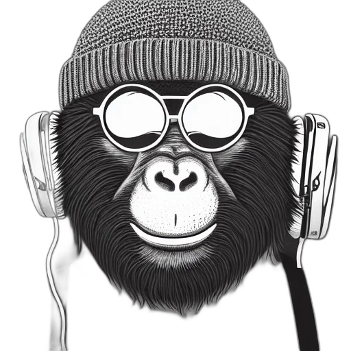 animal, mask, cartoon, photorealistic transparent PNG cut-out