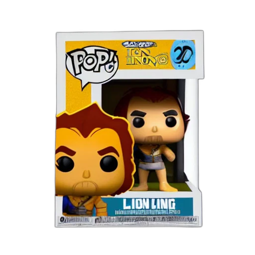 lion, king, funko, pop transparent PNG cut-out