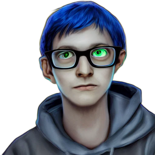 face, staff, 3d render, concept art transparent PNG cut-out
