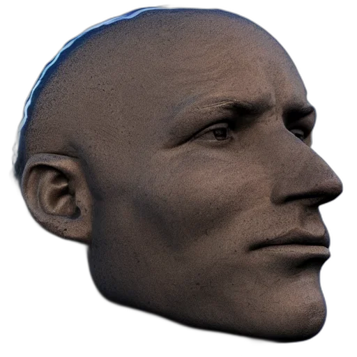 face, mask, robot, creature transparent PNG cut-out