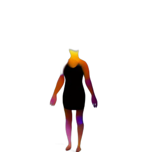 dress, creature, mask, face transparent PNG cut-out