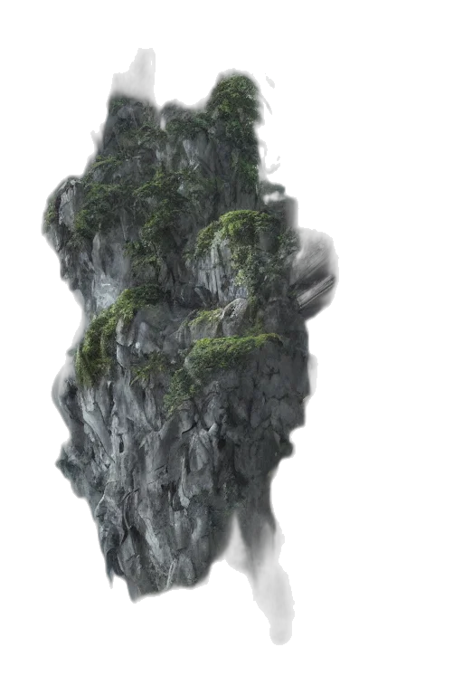 tree, dragon, hair, creature transparent PNG cut-out