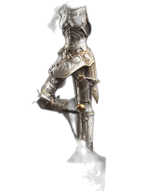 sword, staff, weapon, robot, concept art, fantasy art, 3d render, photorealistic transparent PNG cut-out