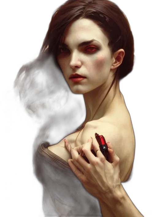 face, jewelry, dress, fantasy art transparent PNG cut-out
