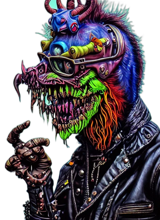 mask, creature, face, animal, cyberpunk, concept art, comic book art, fantasy art transparent PNG cut-out