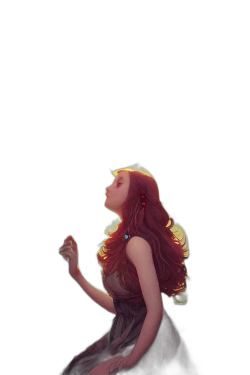 dress, crown, concept art, comic book art transparent PNG cut-out