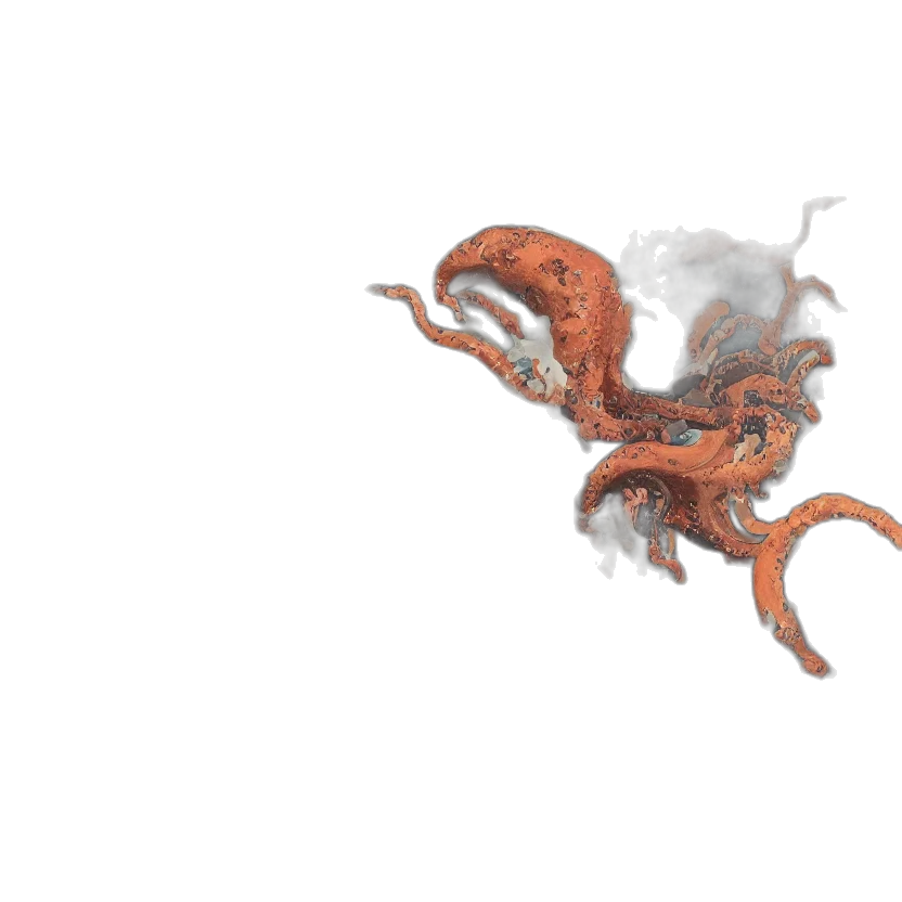 dragon, creature, hair, animal transparent PNG cut-out
