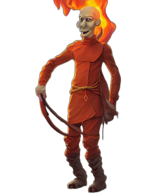 staff, mask, creature, dragon, concept art, 3d render, fantasy art, comic book art transparent PNG cut-out