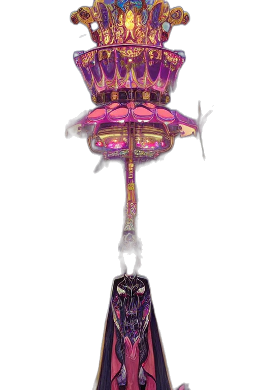 staff, crown, umbrella, weapon transparent PNG cut-out