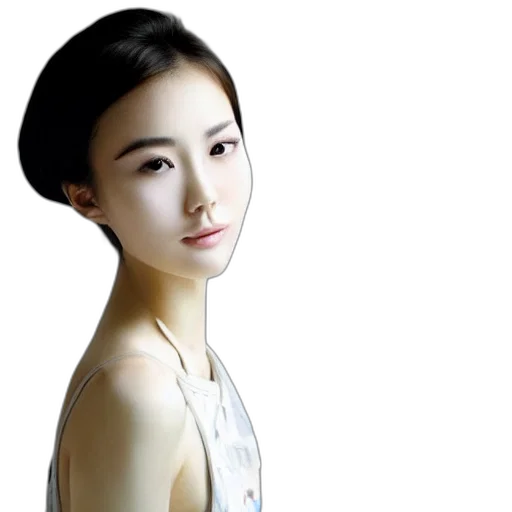 dress, jewelry, face, robot transparent PNG cut-out