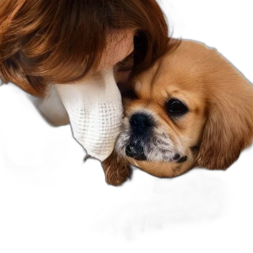 animal, creature, face, staff, photorealistic, oil painting, putting, down transparent PNG cut-out