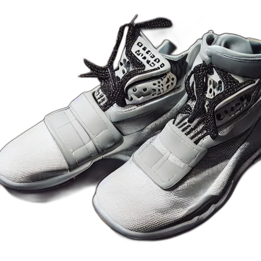 shoes, 3d render, photorealistic, monochrome, most, expensive, sneaker, ever transparent PNG cut-out