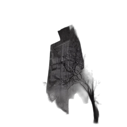 mask, dress, tree, robot, concept art, comic book art, photorealistic, cyberpunk transparent PNG cut-out