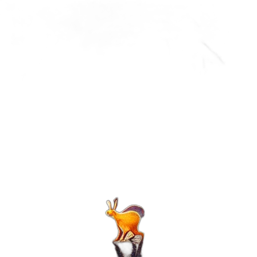 staff, animal, creature, weapon, concept art, pixel art, 3d render, fantasy art transparent PNG cut-out